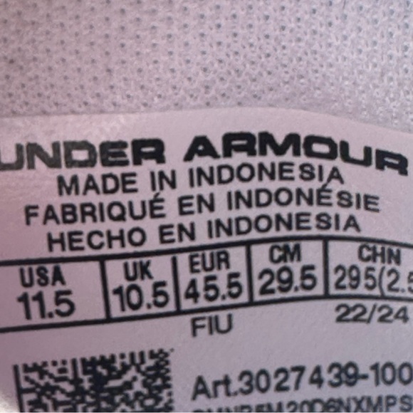 MenUnder Armour Harper 9 Pro TPU USA Multi Sz Molded Baseball Cleats 3027439-100 - Picture 12 of 12